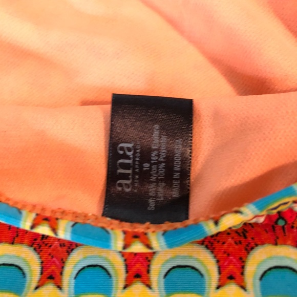 a.n.a. bohemia print bikini, size 10 - Picture 6 of 7